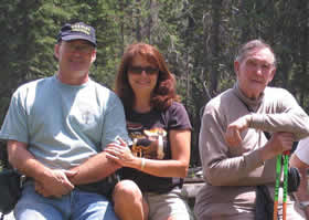 Larry with Hugh and Sandi